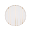 Gold Signature Stripe Dessert Plates, 8pk