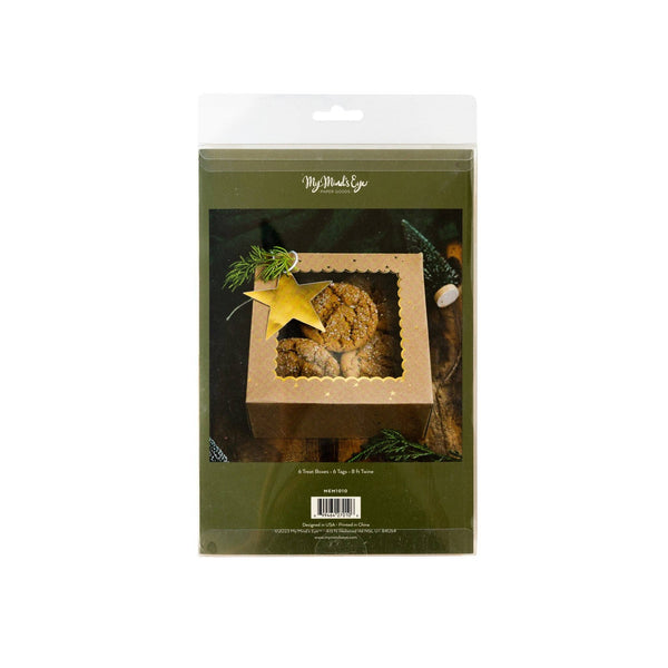 Christmas Memories Kraft Cookie Boxes, 6pk