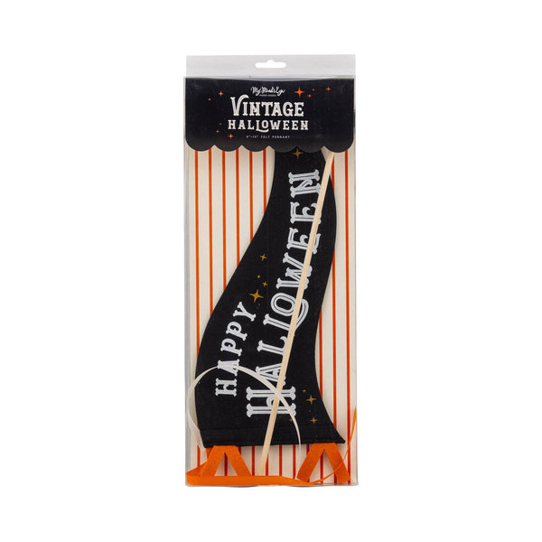 Happy Halloween Felt Pennant