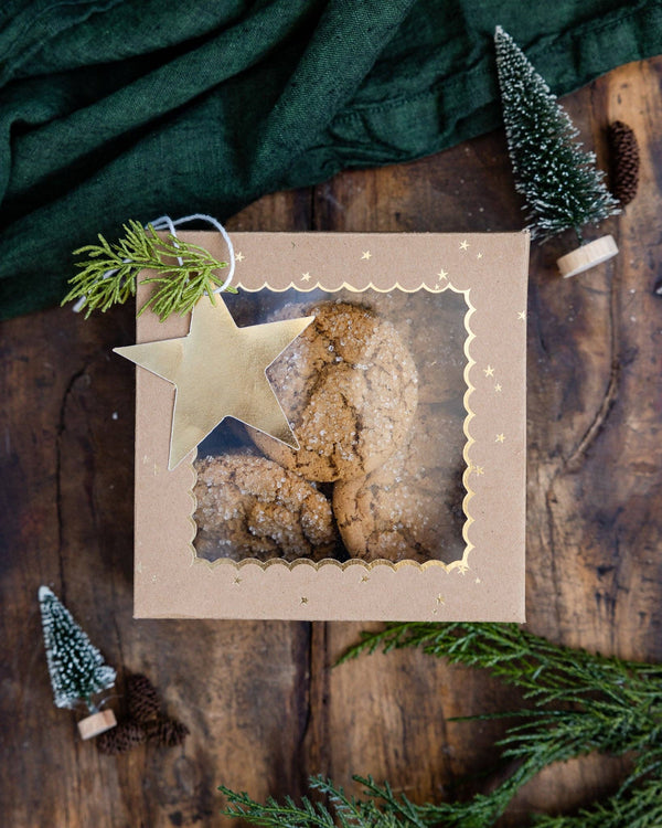 Christmas Memories Kraft Cookie Boxes, 6pk