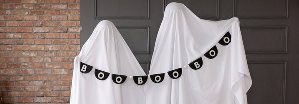 Occasions Boo Black Felt Bunting Banner