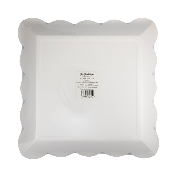 Whimsy Christmas Scatter Dinner Plate- 8pk