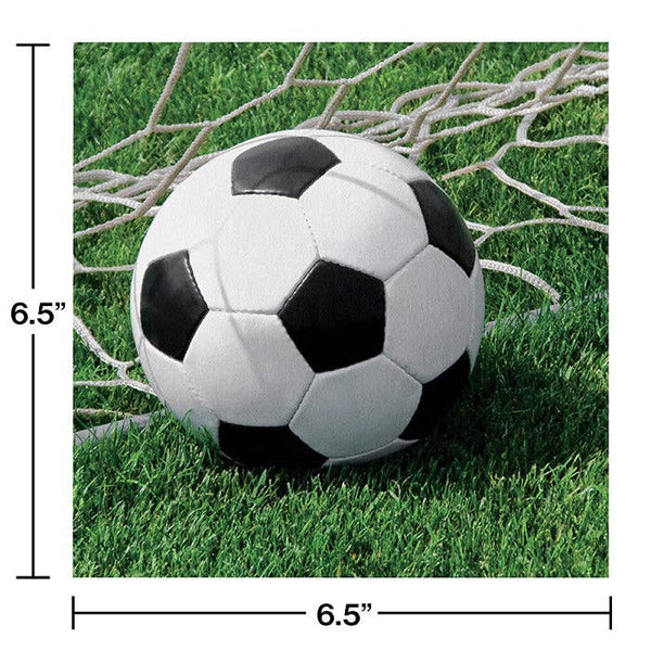 Soccer Dessert Napkins, 16pk