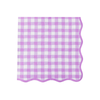 Elegant Le Lilac Gingham Dinner Napkins, 20pk