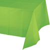 Lime Green Plastic Tablecloth, 1pk
