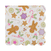 Gingerbread Scallop Cocktail Napkin- 24pk