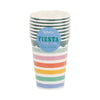 Fiesta Striped Paper Cup, 8pk