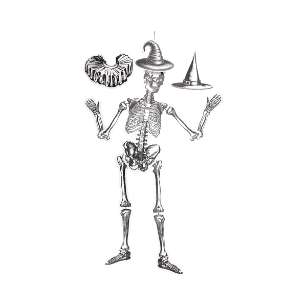 Dancing Large Scale Paper Skeletons