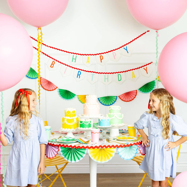 HBD1102 - Happy Birthday Felt Banner