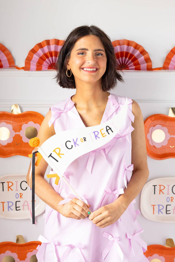Trick or Treat Felt Pennant