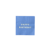 Palisades Blue Signature Happy Birthday Dessert Napkins, 20pk