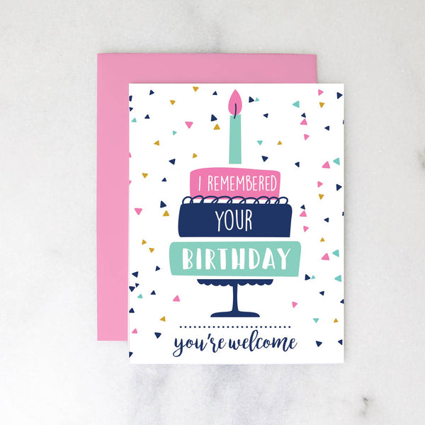 Greeting Card I Remembered