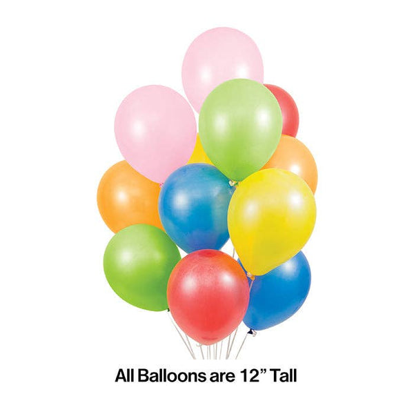 Assorted Latex Balloons, 15pk