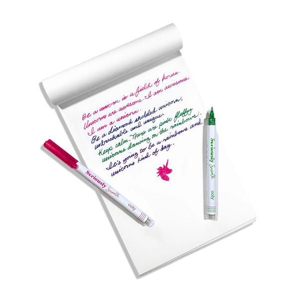 Seriously: Smooth Rollerball Gel Pens (Set of 6)