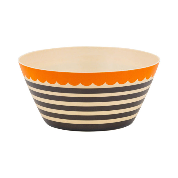 Striped Halloween Bamboo Bowl