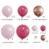 Pink, Red & Rose Balloon Kit