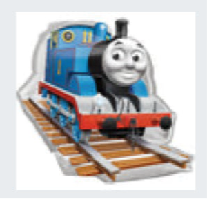 30” Thomas the tank engine Mylar balloon