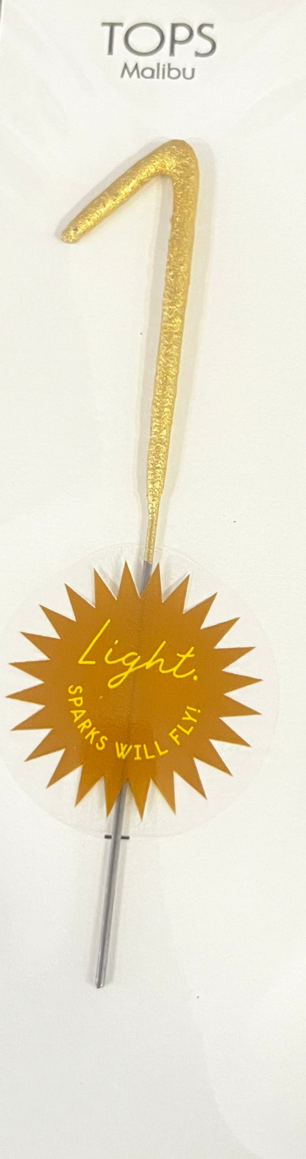 Mini 4" Gold Number Sparklers