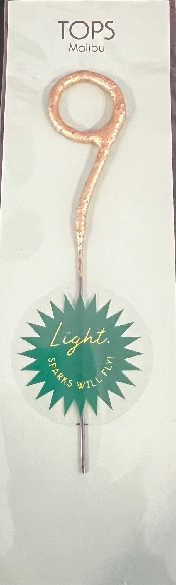 Big 8" Gold Number Sparkler Wands