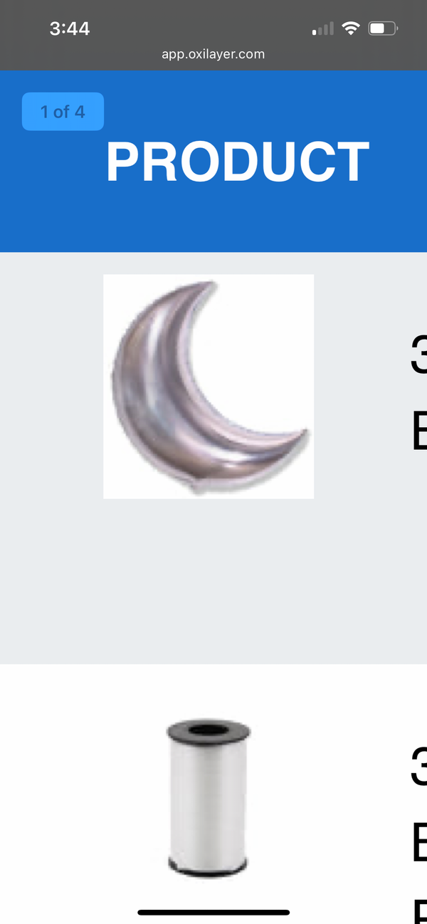 Moon Mylar Balloon