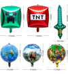 Minecraft assorted Mylar Balloons