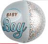 17” Baby Boy Sphere Foil Balloon
