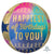 16” Happiest Birthday Orbz Balloon