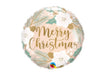 18” Christmas Floral Mylar Balloon