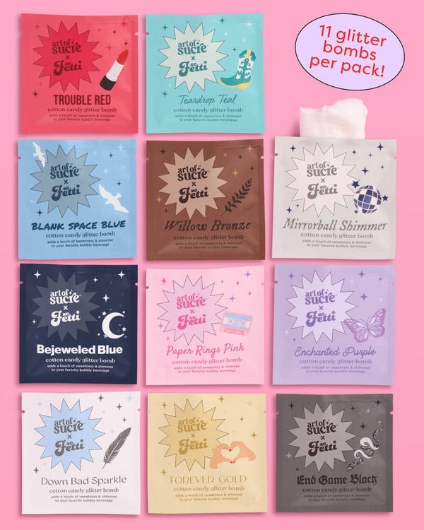 Cocktail Glitter Bomb - 11 cotton candy