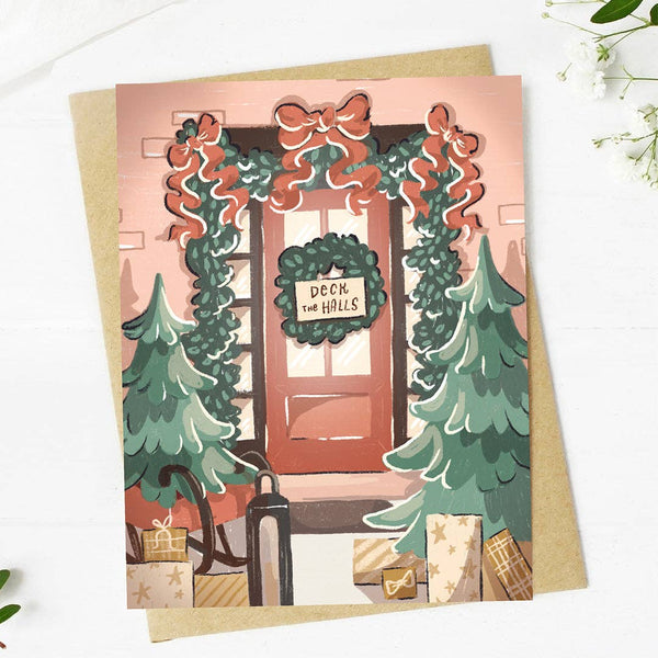 "Deck the halls" ChristmasGreeting Card