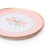 Pink 1st Birthday Dessert Plates, 8pk