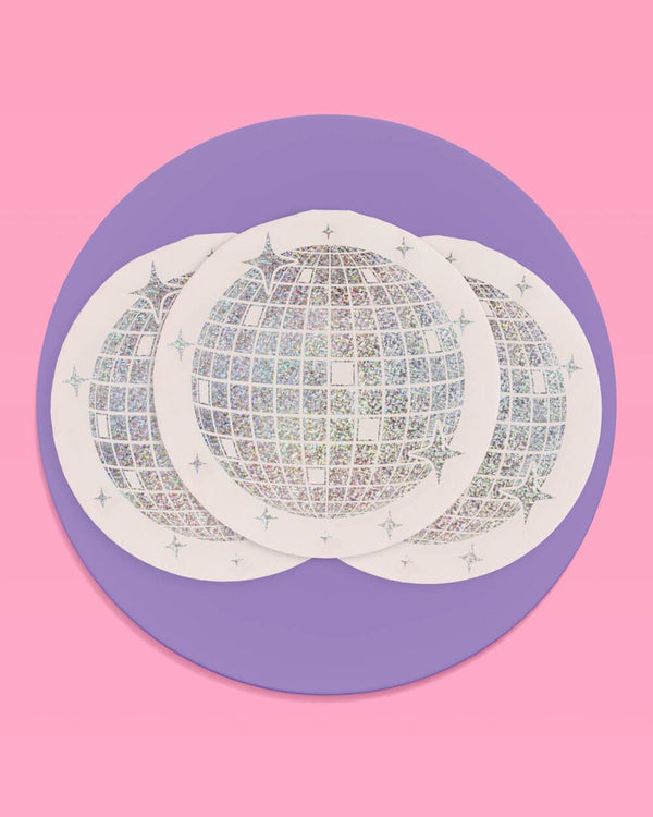 Shimmer Disco Ball Napkins, 25pk