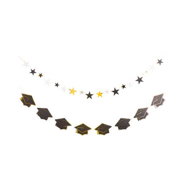 Multi Star Grad Hat Banner Set