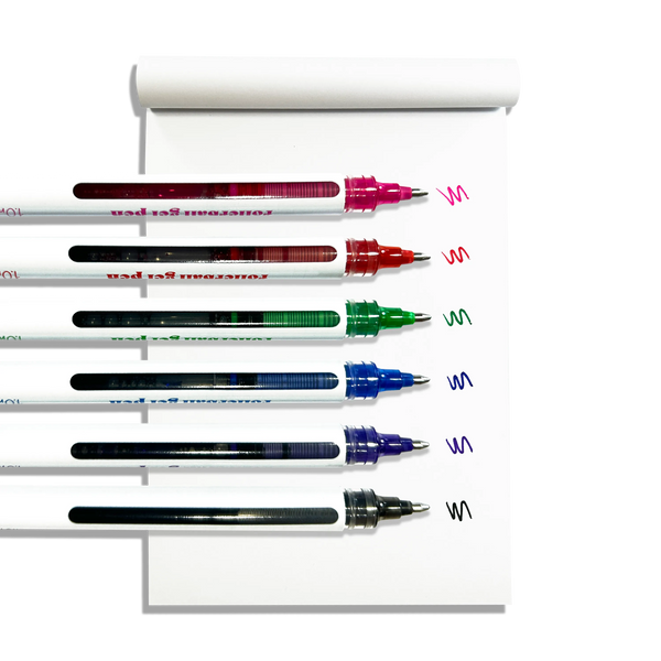 Seriously: Smooth Rollerball Gel Pens (Set of 6)