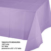 Luscious Lavender Plastic Tablecloth, 1pk