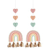 Boho Rainbow Hanging Cutouts, 2pk