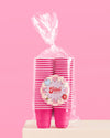Hot Pink Plastic Shot Glasses, 50pk