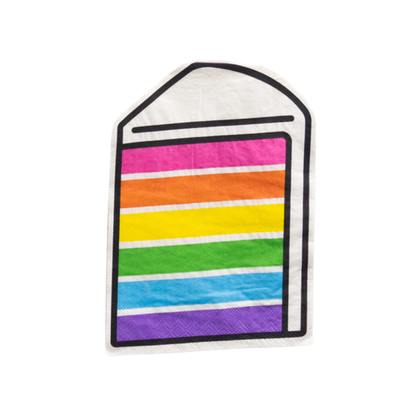 Sprinkles & Smiles Cake Slice Napkins, 20pk