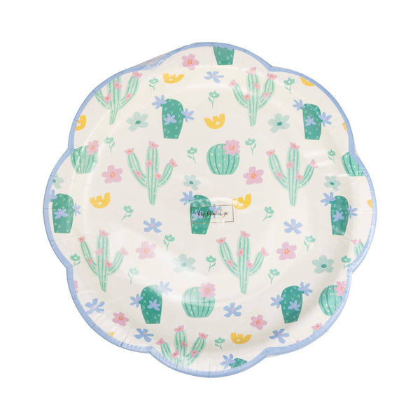 Fiesta Cacti Pattern Dinner Plates, 8pk