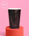 Black Shimmer Cups 12 oz, 50pk