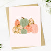 Hello Fall Pumpkin Greeting Card