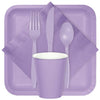 Luscious Lavender Assorted Plastic Cutlery, 24pk