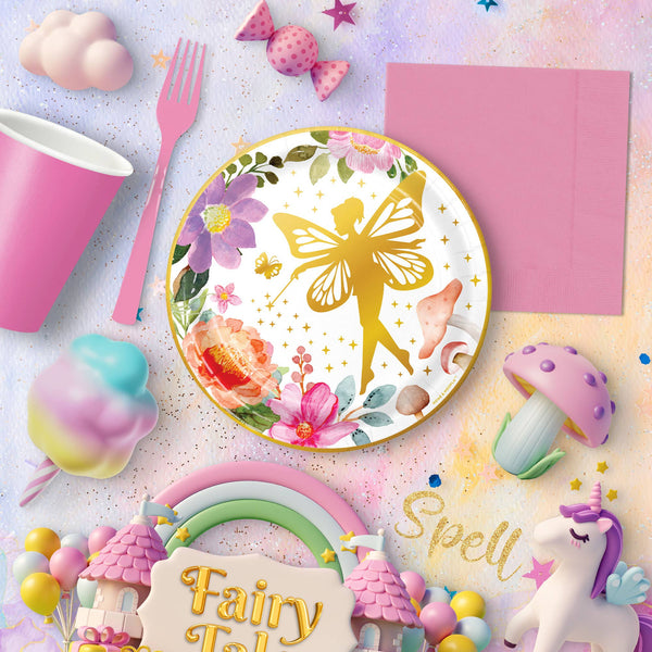 Enchanted Fairy Dessert Plates, 16pk