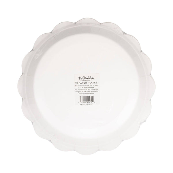 Flower Fields Dinner Plates, 8pk