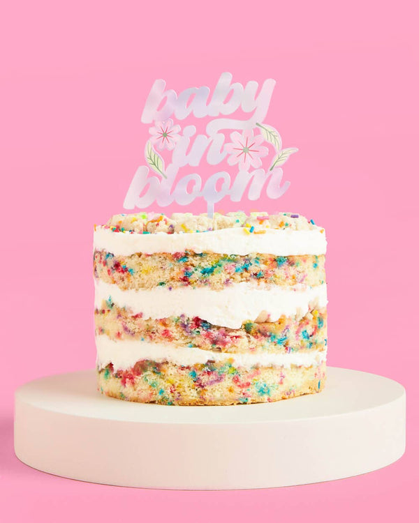 Baby in Bloom Cake Topper