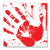 Bloody Handprints Napkins, 16pk