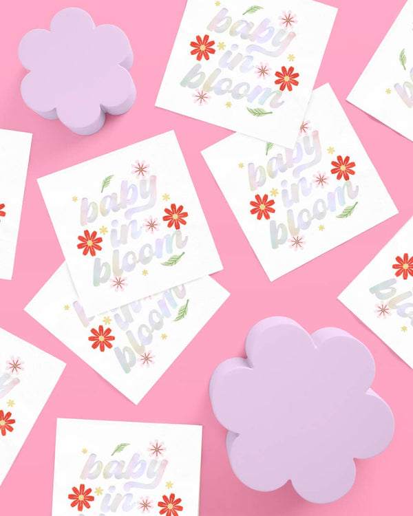 Baby in Bloom Napkins, 50pk