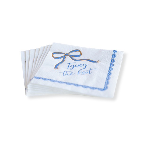 Tying The Knot Cocktail Napkins, 20pk