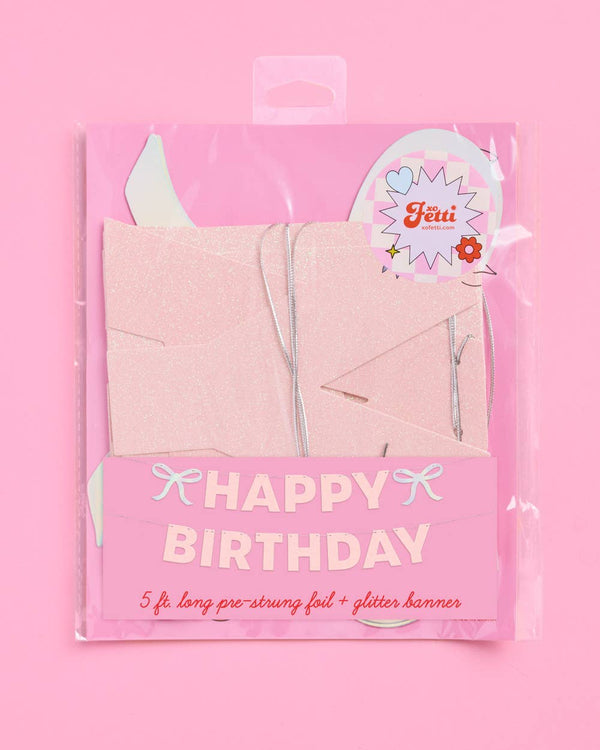 Birthday Bow Banner
