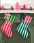 Striped Stocking Set, 2pc